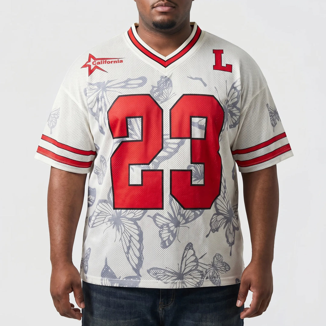 Lässiges Sportswear T Shirt Mit V-Ausschnitt - Joel