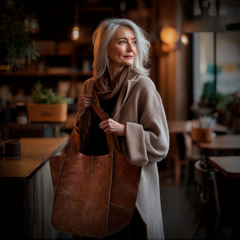 Rose – Zeitlose Vintage-Tasche – Produktansicht 3