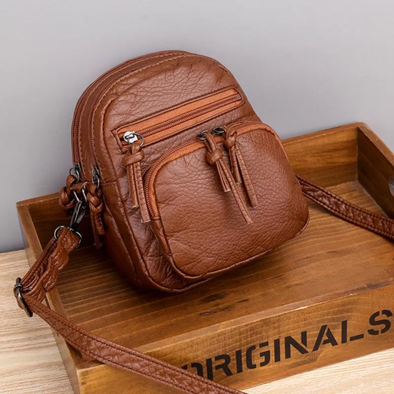 Rose – Schlichte Ledertasche – Produktansicht 3