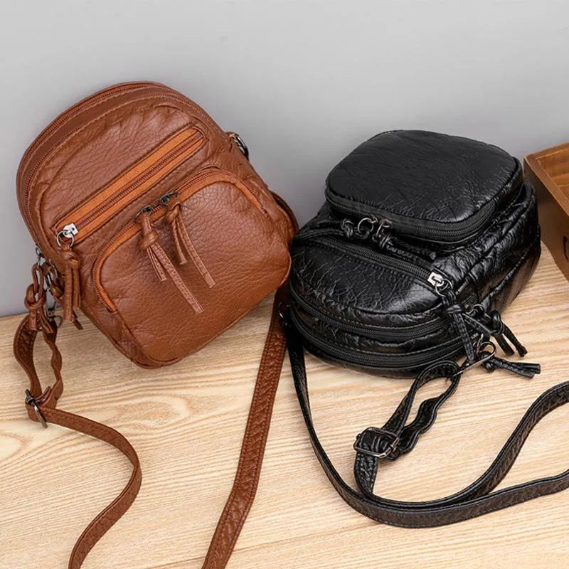Rose – Schlichte Ledertasche – Produktansicht 4