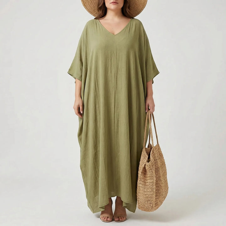 Legerer Kaftan Damen Im Maxi-Schnitt - Vanessa