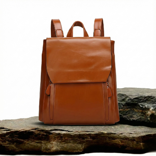 Ida – Gepolsterter Vintage-Rucksack – Produktansicht 1