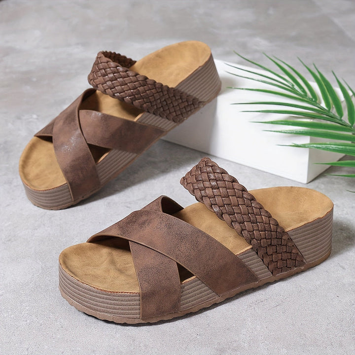 Elisabeth – Elegante geflochtene Sandalen – Produktansicht 3