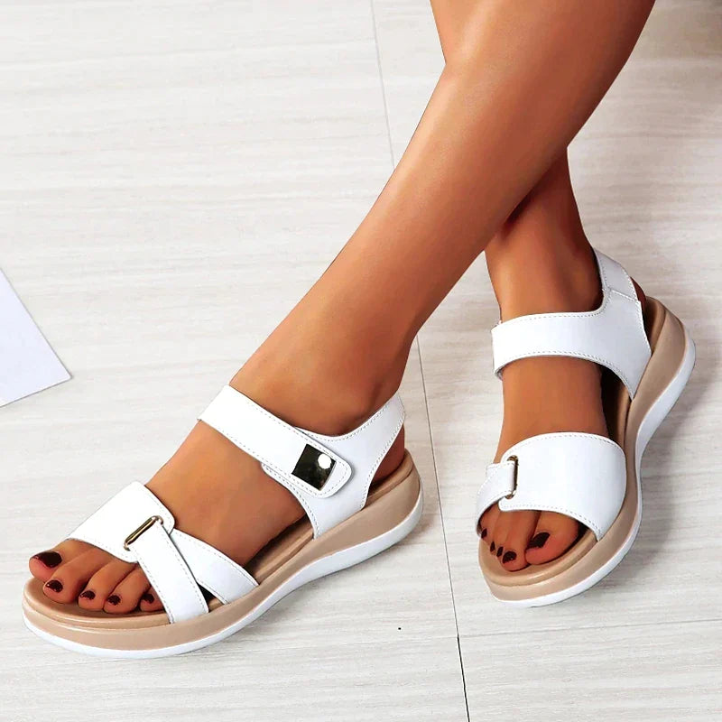 Orthopädische Damensandalen mit trendiger Passform – FlexiComfort 31