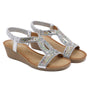Luxus Damen Sandalen mit Keilabsatz – Celeste