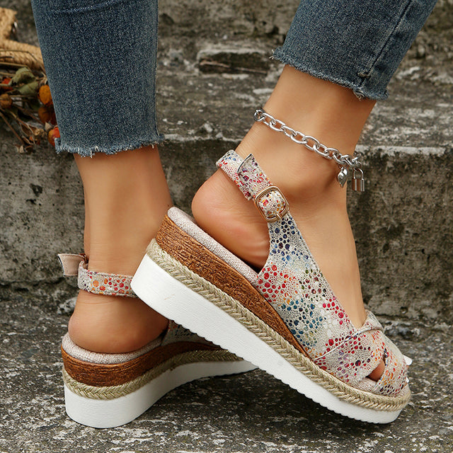 Robuste Damen Keilsandaletten – Romy