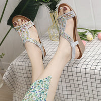 Luxus Damen Sandalen mit Keilabsatz – Celeste