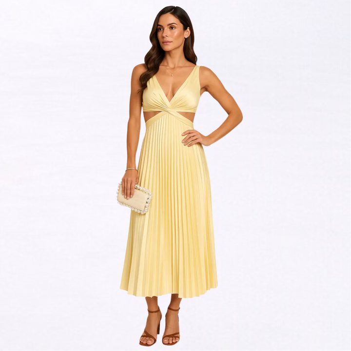 Cornelia – Kleid plissiert für Occasioni – Produktansicht 1