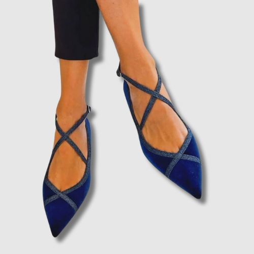 Hilde – Schicke marineblaue Loafer – Produktansicht 1