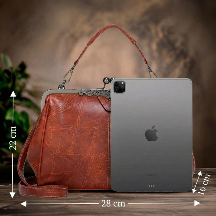 Martha – Vintage-Ledertasche – Produktansicht 7