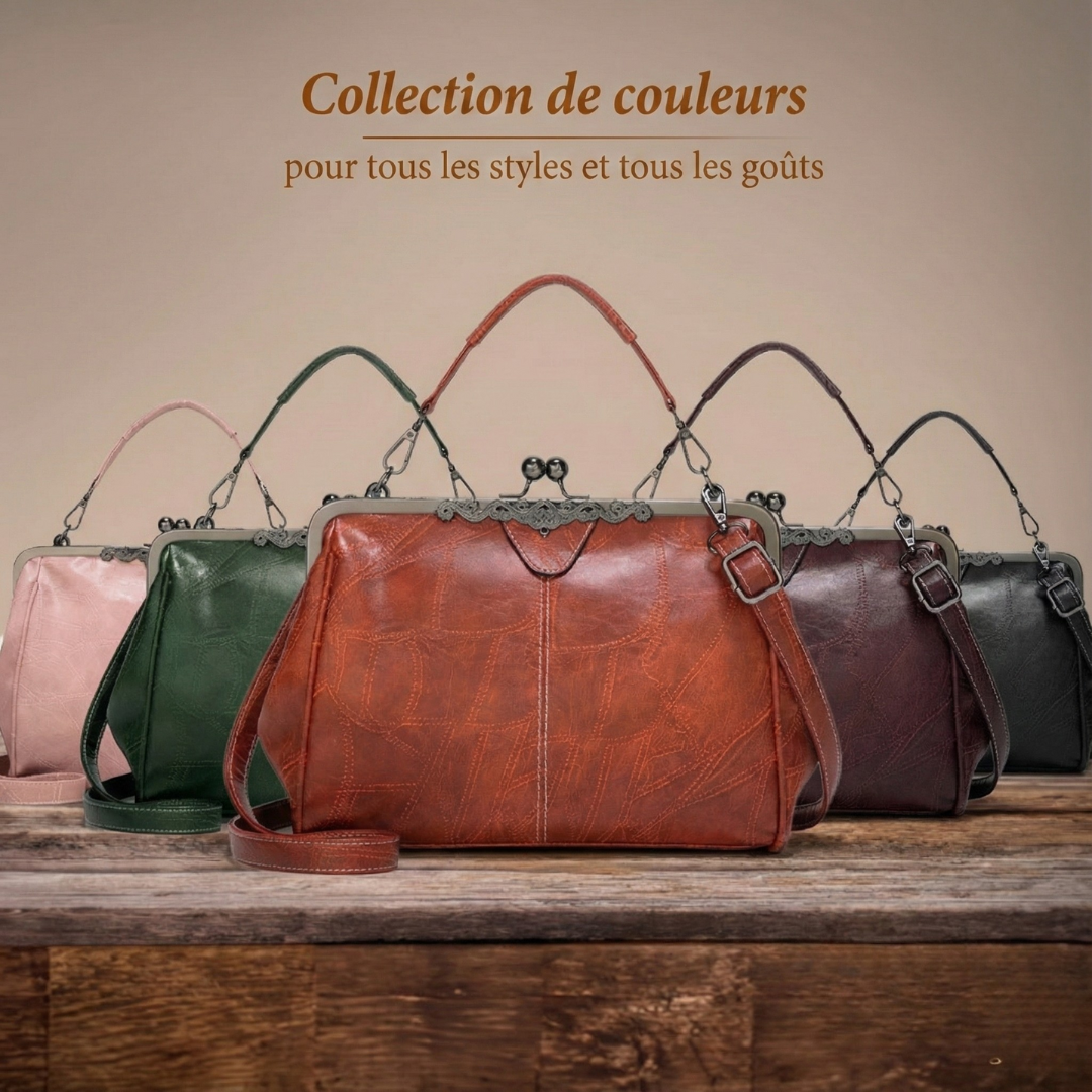 Martha – Vintage-Ledertasche – Produktansicht 2