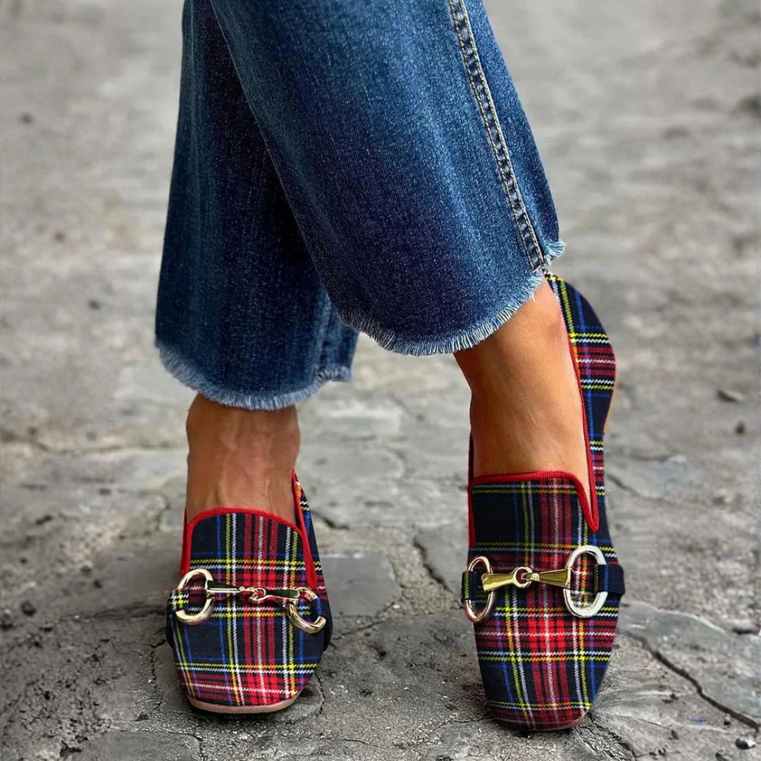 Amelie – Karierter Loafer – Produktansicht 1