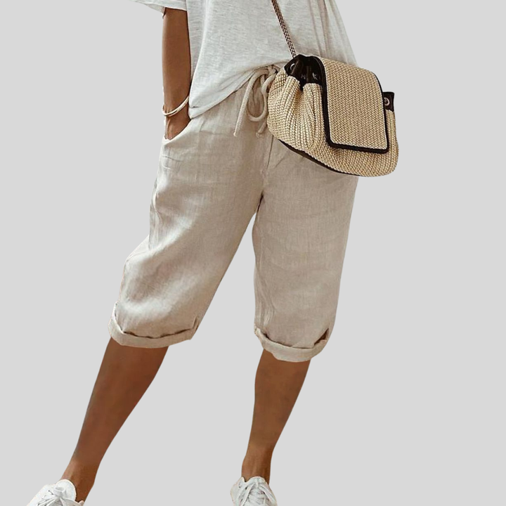 Magdalena – Fließende, bequeme und elegante Shorts – Produktansicht 1