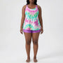 Plus Size Bikini Set Im Batik-Look - Eva
