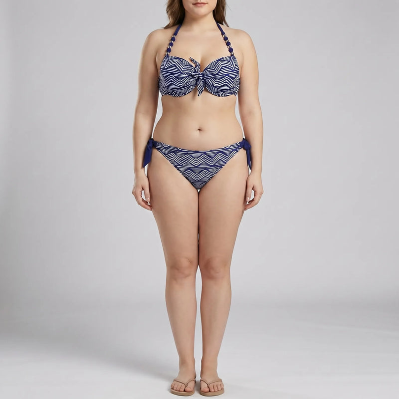 Push-Up-Bikini-Set In Plus-Size - Heidi