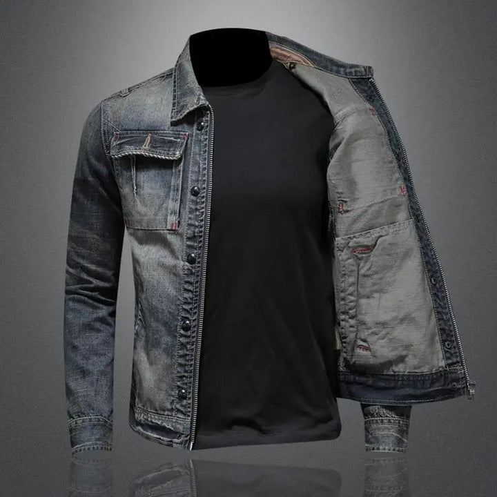 Retro-Jeansjacke im Vintage-Stil – Jasper