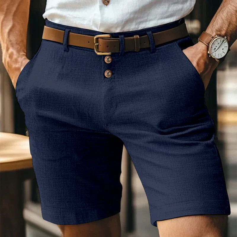 Atmungsaktiv & Vintage Slim-Fit Sommer-Shorts Herren – Lennart