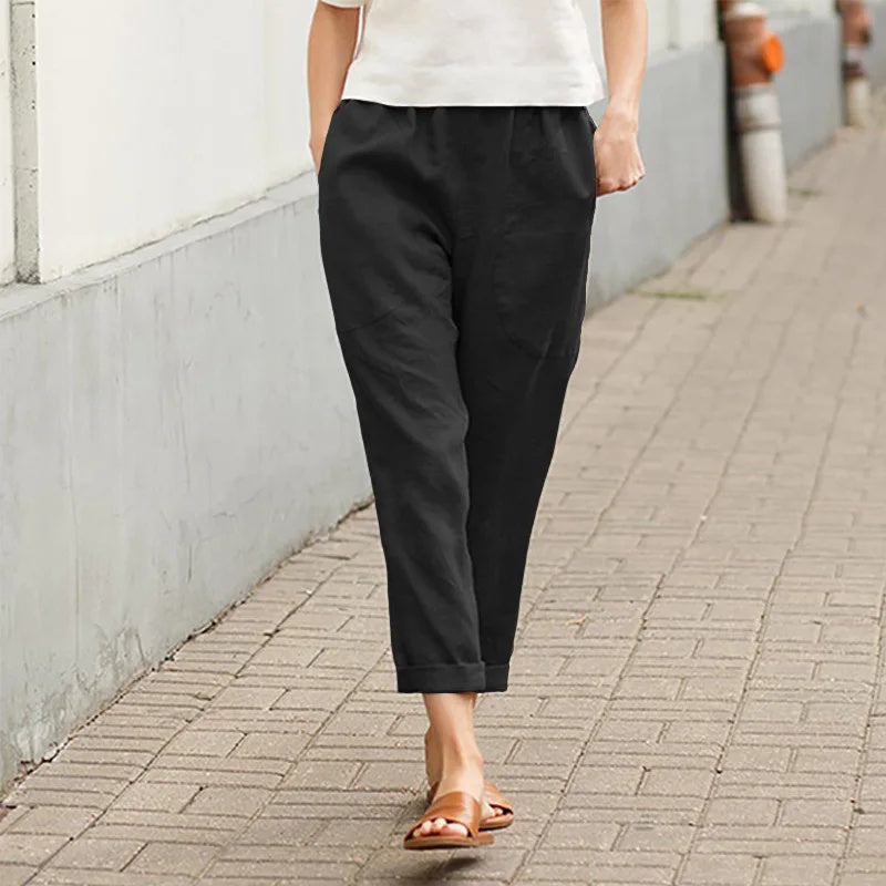 Viktoria – Weite Hose mit Taschen – Produktansicht 8