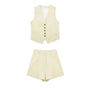 Zweiteiliges Sommeroutfit mit Vintage-Top – Amaya