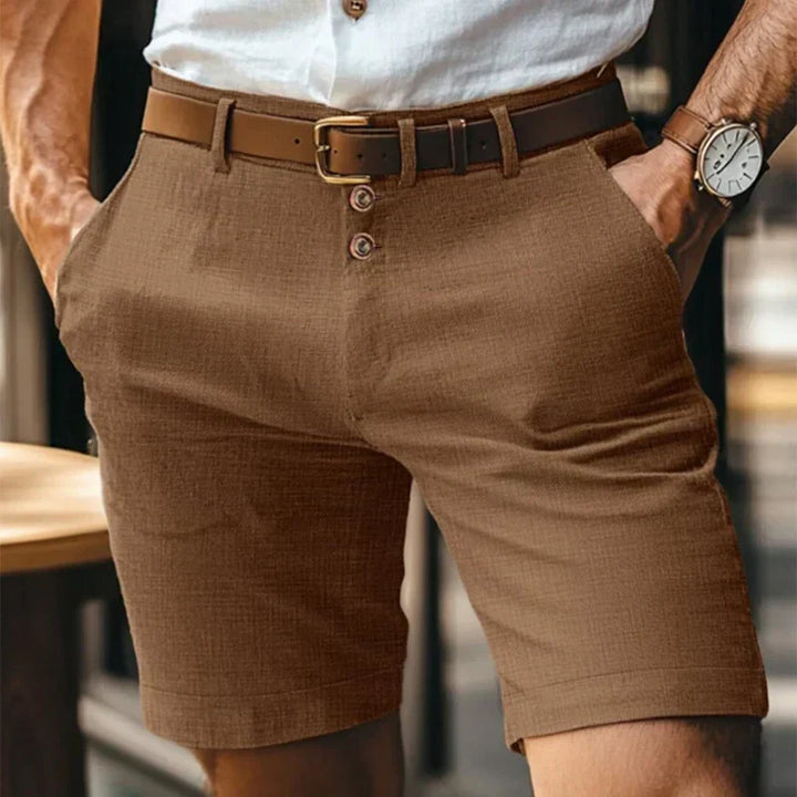 Atmungsaktiv & Vintage Slim-Fit Sommer-Shorts Herren – Lennart