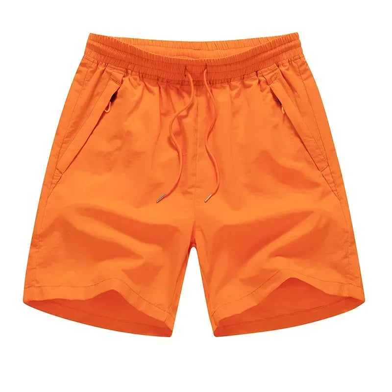 Herren Laufshorts mit Mesh-Innenshorts und Reißverschlusstaschen – Nikoas