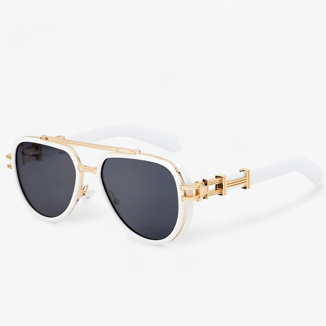 Oversized Steampunk-Sonnenbrille mit Polarisierten Gläsern – Arclight