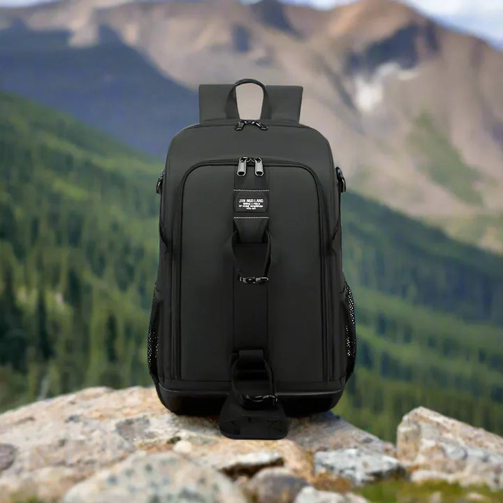 Wasserdichter Oxford-Kamera-Rucksack mit mehreren Fächern – Elric