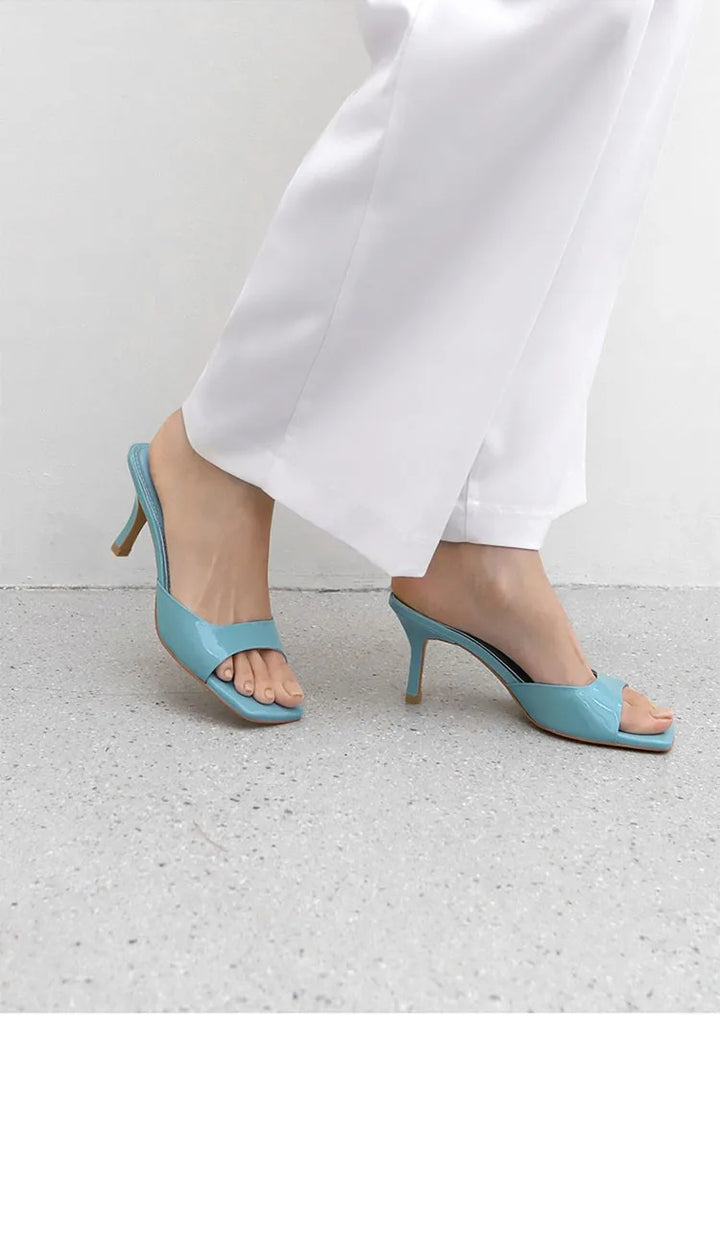 Offene Absatz-Mules Damen – Mirella