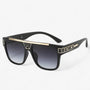 Vintage Piloten-Sonnenbrille mit Spiegelgläsern – Aerion