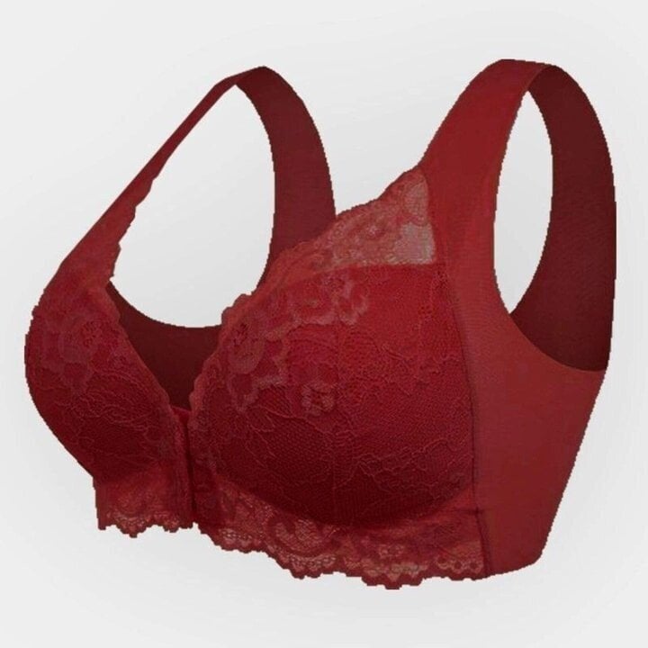 Nahtloser Spitzen-Sport-BH mit Frontverschluss – Mireya