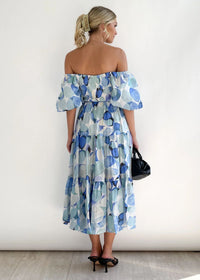 Off-Shoulder Midi-Kleid – Talia