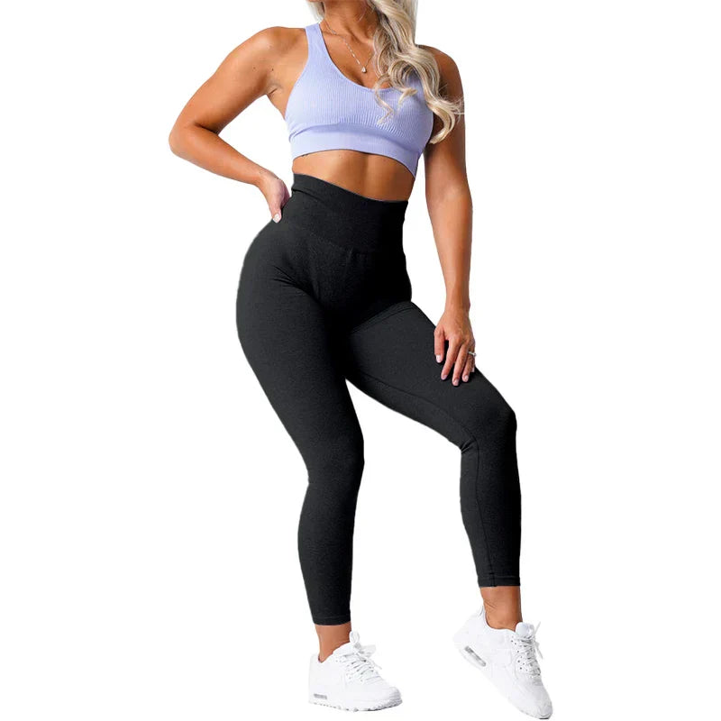 Nahtlose Yoga-Leggings mit Stretchbund & perfekter Passform – Freya