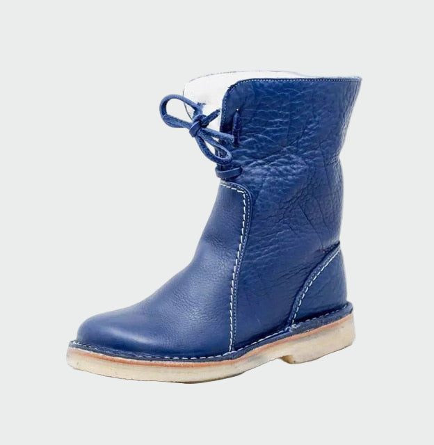 Berta – Wasserdichte Herren-Lederstiefel mit Wollfutter – Produktansicht 7