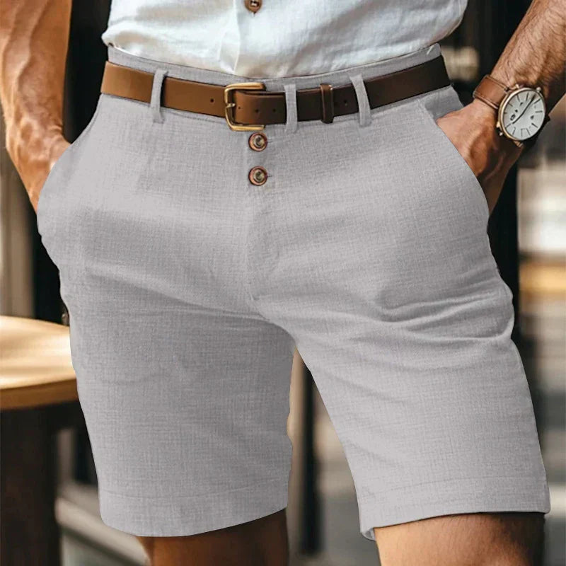 Atmungsaktiv & Vintage Slim-Fit Sommer-Shorts Herren – Lennart