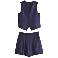 Zweiteiliges Sommeroutfit mit Vintage-Top – Amaya