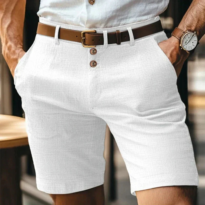 Atmungsaktiv & Vintage Slim-Fit Sommer-Shorts Herren – Lennart