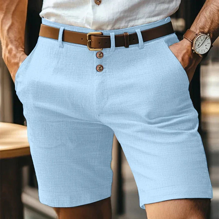 Atmungsaktiv & Vintage Slim-Fit Sommer-Shorts Herren – Lennart