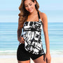 Tankini mit Muster und Bequemer Passform – Maëlle