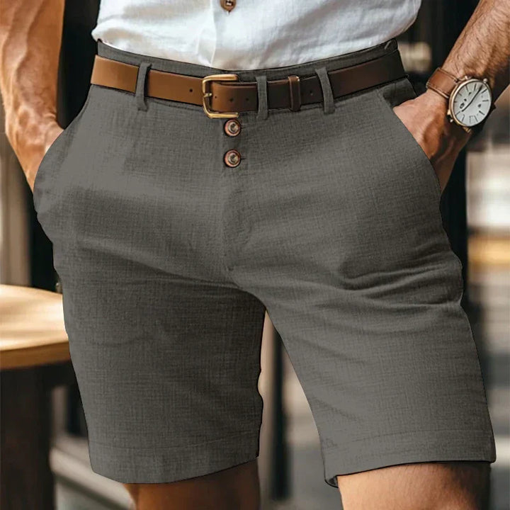 Atmungsaktiv & Vintage Slim-Fit Sommer-Shorts Herren – Lennart