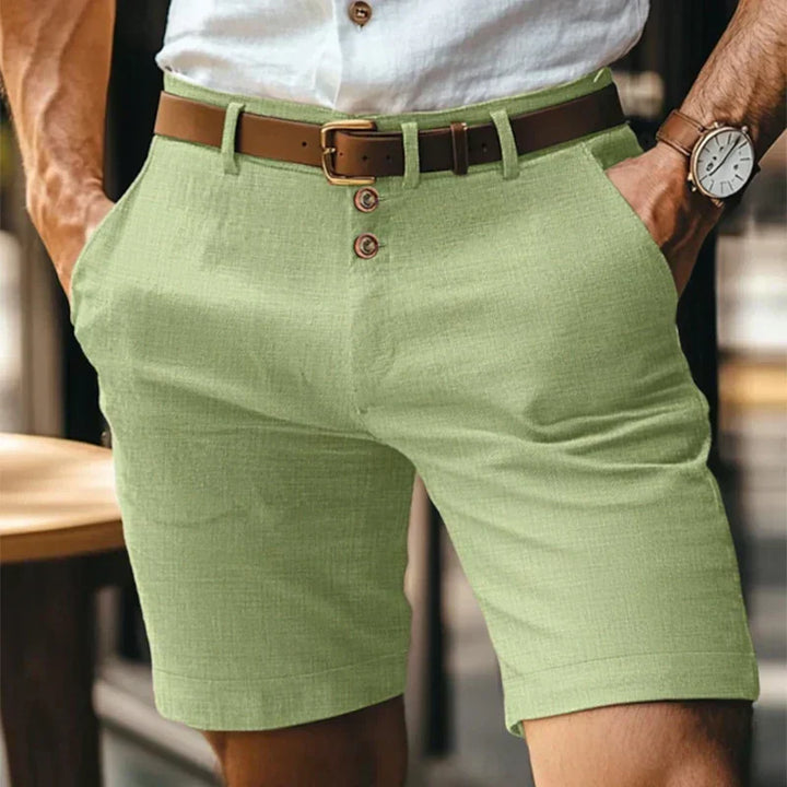 Atmungsaktiv & Vintage Slim-Fit Sommer-Shorts Herren – Lennart