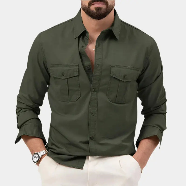 Vintage Herren Langarmhemd – Vincent