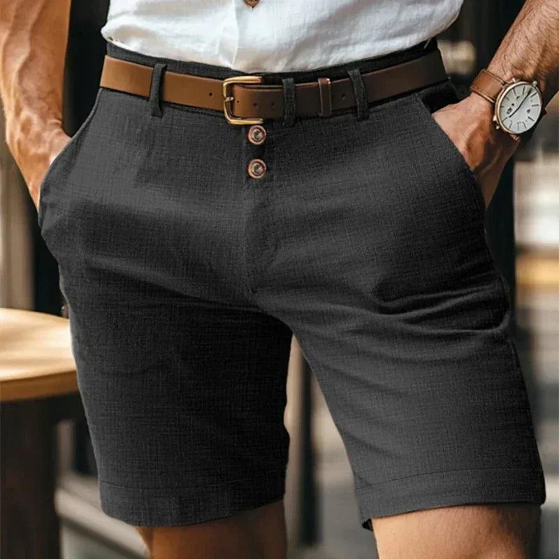 Atmungsaktiv & Vintage Slim-Fit Sommer-Shorts Herren – Lennart