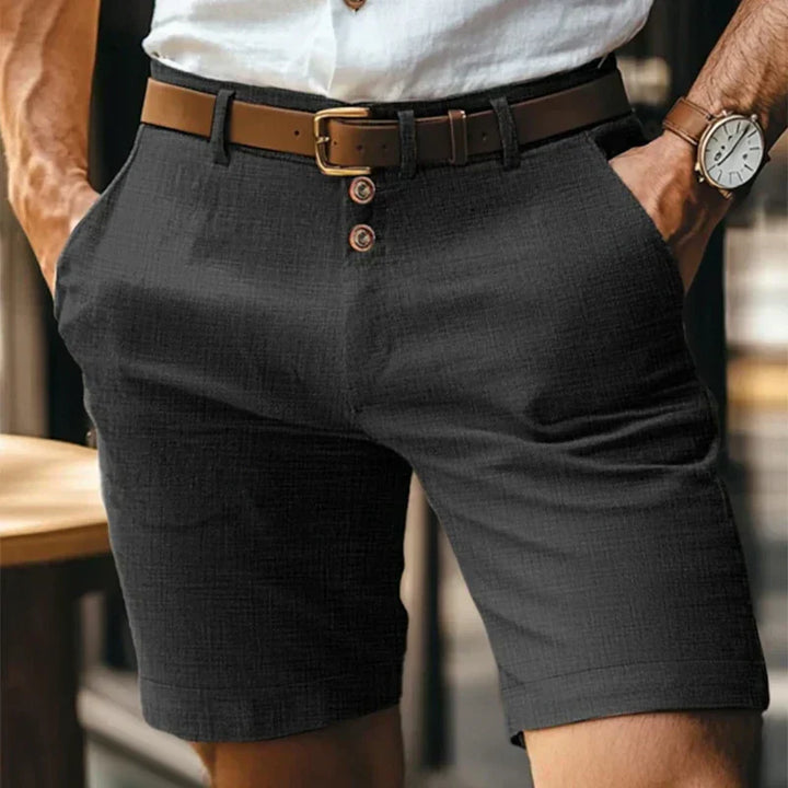 Atmungsaktiv & Vintage Slim-Fit Sommer-Shorts Herren – Lennart