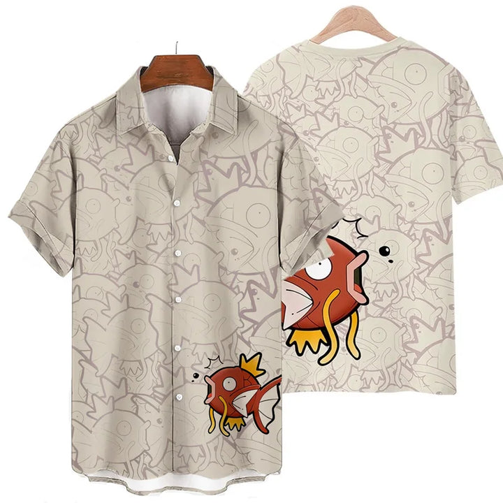 Lustiges Sommer-Set mit Gengar & Snorlax Print | 1 kaufen, 1 gratis - SchlummerSpaß
