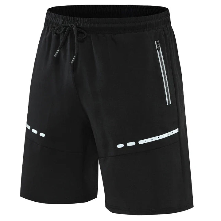 Sportliche & Stylische Slim-Fit Trainingsshorts mit Reißverschlusstaschen – Kian