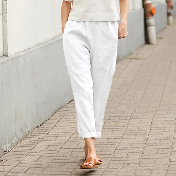 Viktoria – Weite Hose mit Taschen – Produktansicht 2