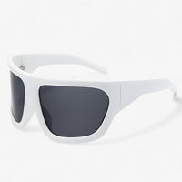 Oversized Steampunk-Sportsonnenbrille mit Wraparound-Design – Ignix