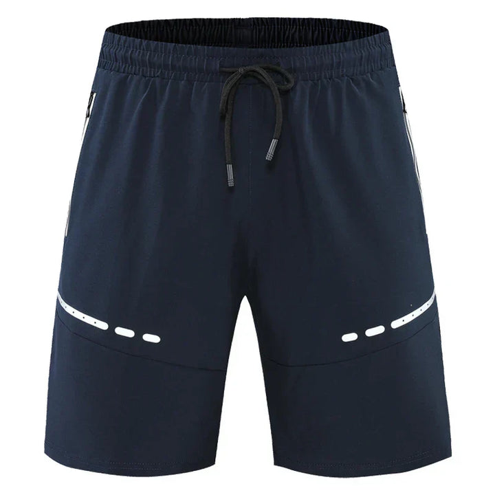 Sportliche & Stylische Slim-Fit Trainingsshorts mit Reißverschlusstaschen – Kian