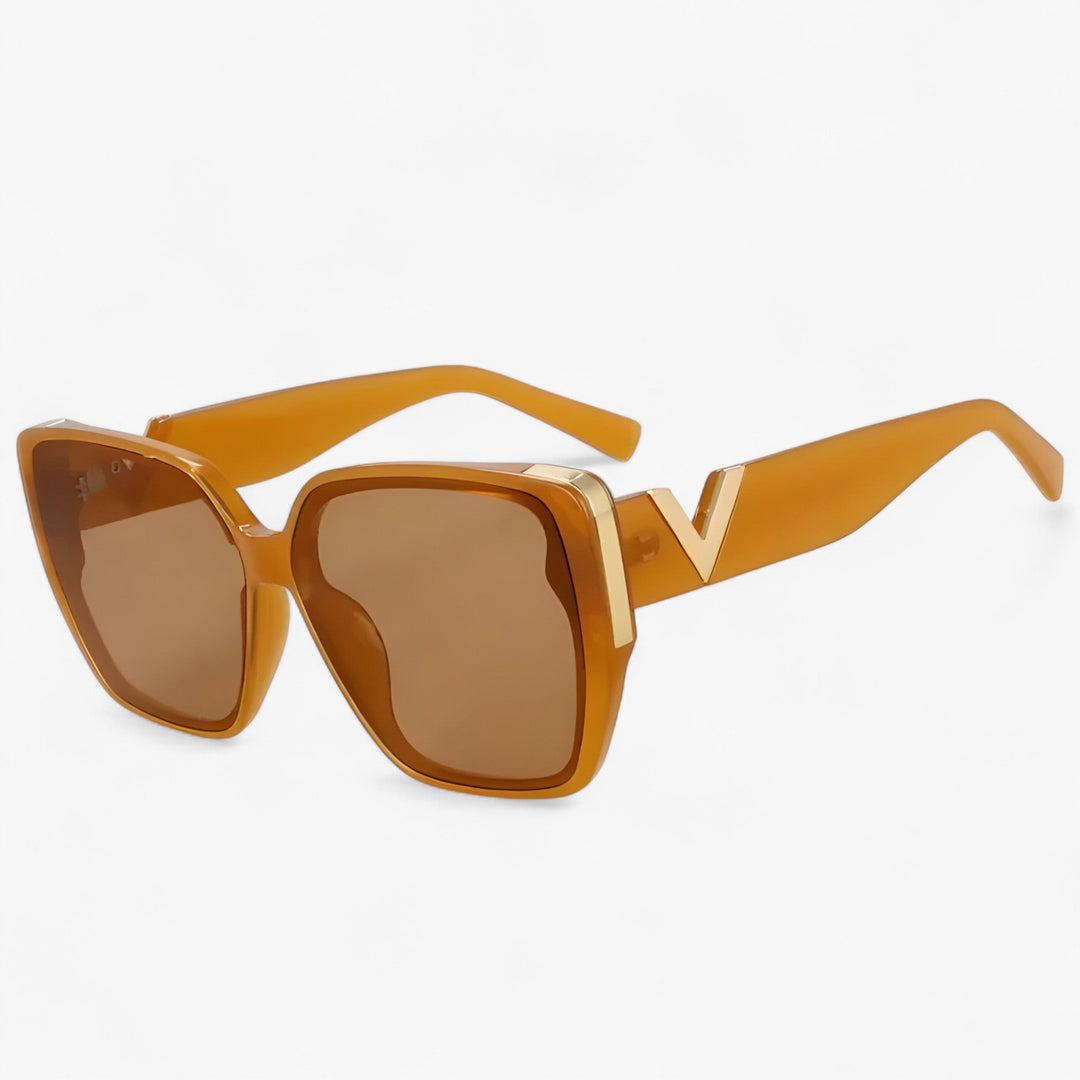 V-förmige Verspiegelte Sonnenbrille – Kryos