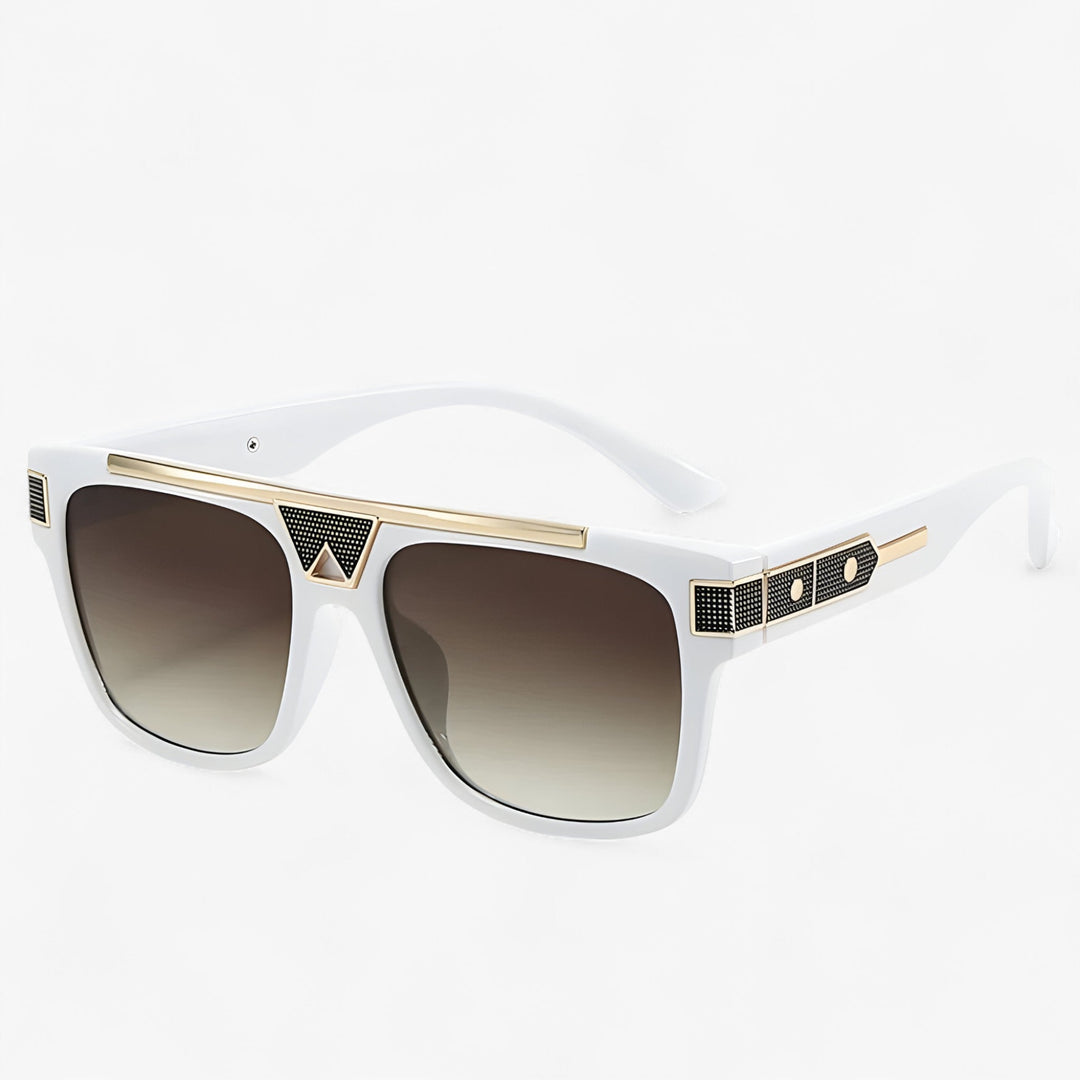 Vintage Piloten-Sonnenbrille mit Spiegelgläsern – Aerion